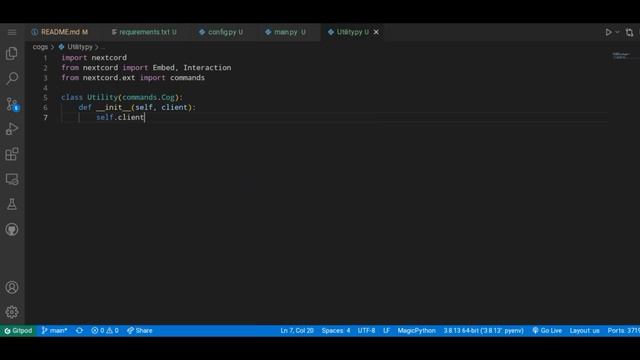 Python: Making a Discord bot (Part 1: Setup) ( Making Slash Ping Commands ) Nextcord