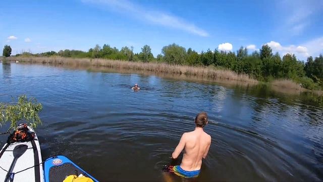 Первый сап заплыв в сезоне
