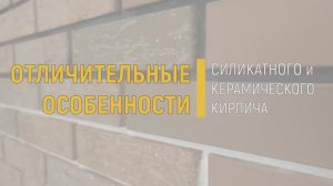 Керамический или Силикатный кирпич? В чем разница?