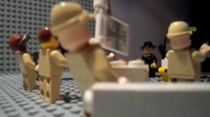 Indiana Jones And The Raiders Of The Lost Ark: "Ark Ceremony" In Lego (Old Film)