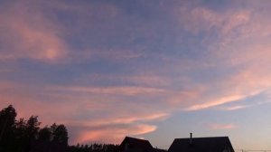 Грозовая наковальня на закате 17 июня