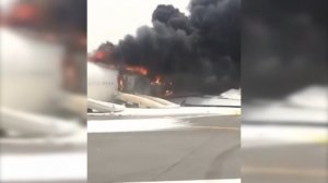 Жесткая посадка и взрыв на борту Boeing в Дубае