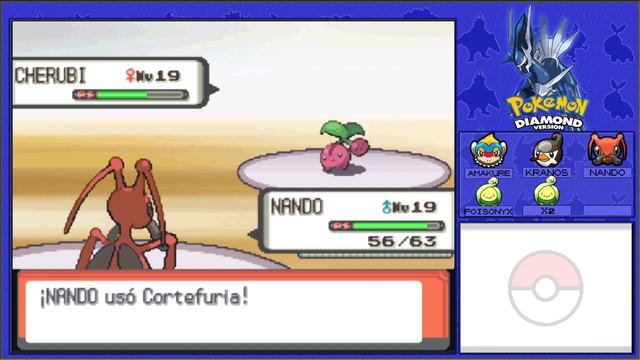 Pokémon Diamante capítulo #8 - Combate contra Gardenia y Comandante Júpiter смотреть онлайн