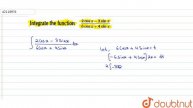 `(2 cos x-3 sin x)/(6 cos x+4 sin x)`