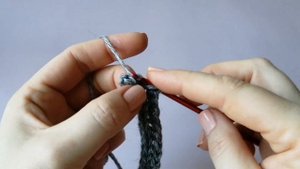 Снуд, манишка крючком из прямоугольника/Snood from a rectangle.