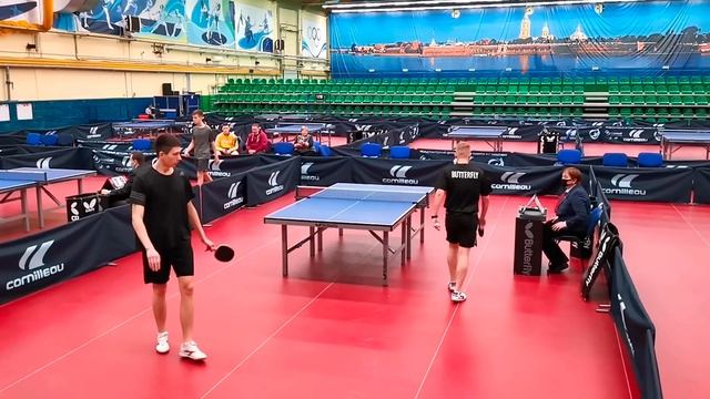 турнир по настольному теннису 1/4 финала Личного Чемпионата Санкт-Петербурга 20.01.2021 смотреть онлайн
