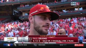 Paul DeJong: "I just got some pitches to hit" against the Mets