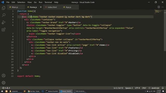 Learning Management System in Django ReactJs #10|Create reactJs template with bootstrap 5|Home Page смотреть онлайн