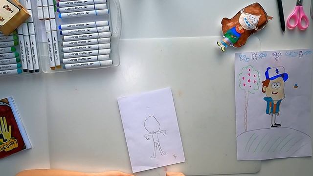 Гравити Фолз - как сделать Мэйбл, Диппер, Пухля, дневник из бумаги своими руками. Gravity Falls. смотреть онлайн
