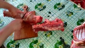 Как коптить баранину? Копченая баранина  шашлычный вкус!