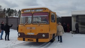 Поездка на ЛиАЗ-677М в Лыткарино