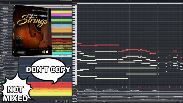 Sample modeling "Solo&Ensemble Strings Library" with K-POP Ballad | MIDI Strings Orchestra | смотреть онлайн