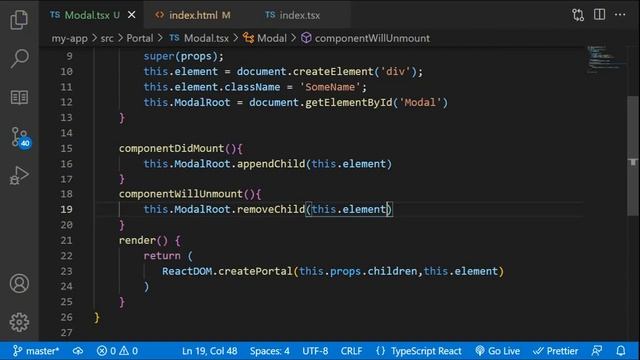 ReactJS Tutorial - 22 - Portals for beginners смотреть онлайн