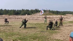 Показательное выступление "морской пехоты" из Выборга