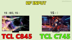 TCL C845 Mini LED All - Round TV vs TCL C745 QLED Gaming TV | TCL C845 vs TCL C745 |
