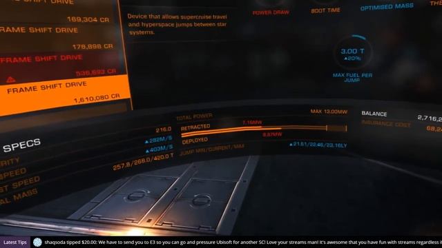 Elite Dangerous - VR Mode Livestream - Space Exploration | CenterStrain01