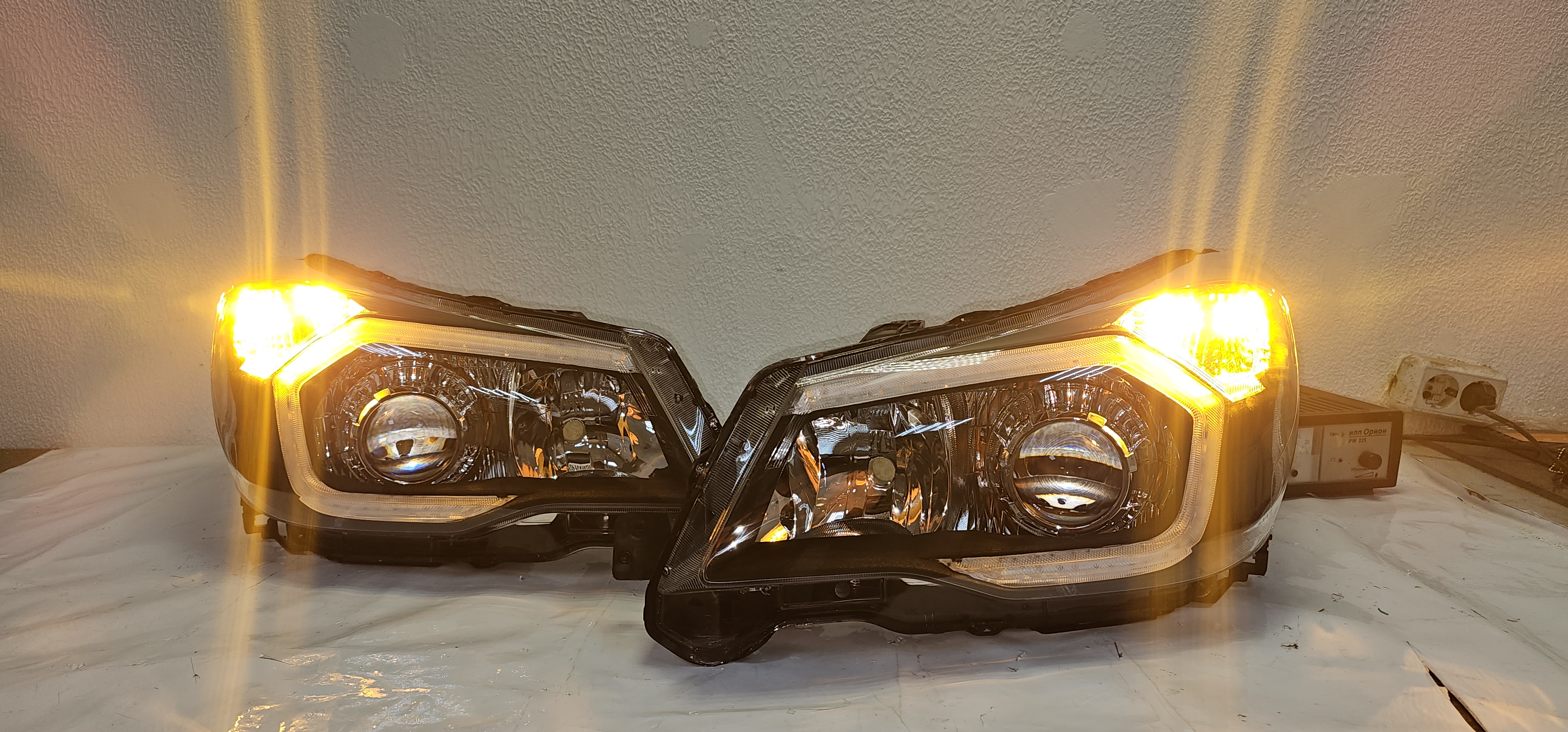 Subaru Forester тюнинг фары от ledstudio