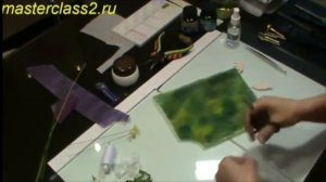 Мастер класс Веточка полевых цветов. Часть 3. Цветы из ткани