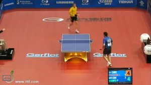 Table Tennis   Jorgen PERSSON vs Panagiotis GIONIS 2011