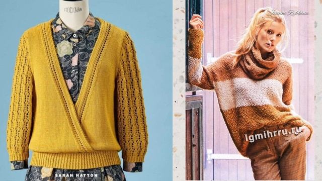 Уютные осенние джемперы и свитеры - потрясающие образы для вдохновения. смотреть онлайн
