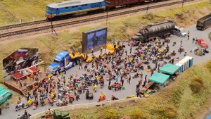 Гранд макет Россия, в Санкт-Петербурге. Мы старались снять как можно больше.