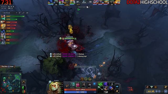 TOPSON [Pudge] Practice in Hardest Server 30% Winrate Dota 2 смотреть онлайн