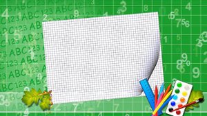 Детский футаж  ШКОЛЬНЫЙ фон для текста