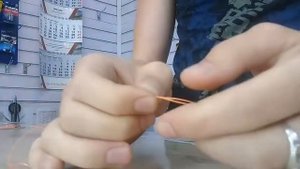 Как связать поводок для ловли змееголова