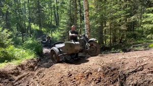 Урал или Днепр МТ-16 МВ-650 Привод на коляску бездорожье