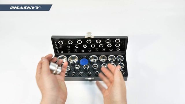 Распаковка набора дюймовых головок 5/32"- 1-1/4" CZSS24T-15 | HASKYY смотреть онлайн