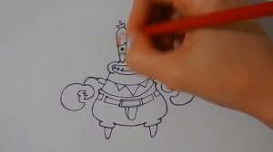 Как ПРОСТО нарисовать МИСТЕРА КРАБСА/663/How EASY it is to draw MR. KRABS