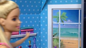 Барби Мультик Ванная комната Barbie Bathroom Мебель для куклы Играем в Куклы Игрушки для Девочек