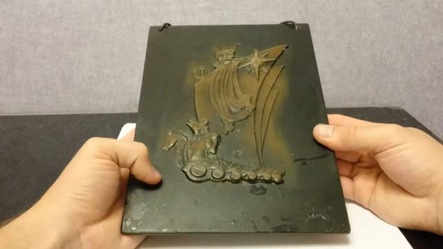 Чеканка По Алюминию! Посейдон! СССР! Картинка на алюминиевой пластине! смотреть онлайн