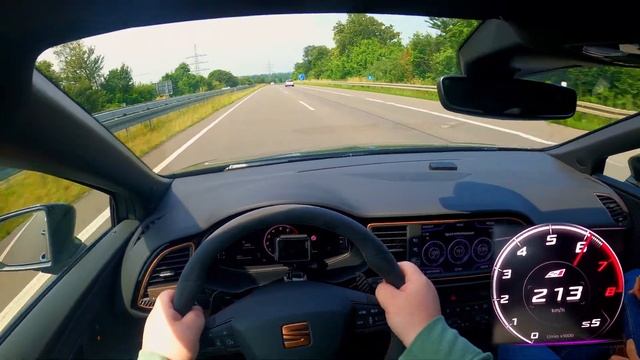 SEAT Leon Cupra R ST, 381 л.с., ОБЗОР | Тест-драйв автобана | Звук | Автор: Cars2Drive смотреть онлайн
