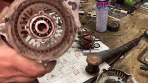 TOYOTA LAND CRUISER HDJ100 - HDJ105 - HDJ80. 1HDFTE, 1HZ. Ремонт генератора 80A