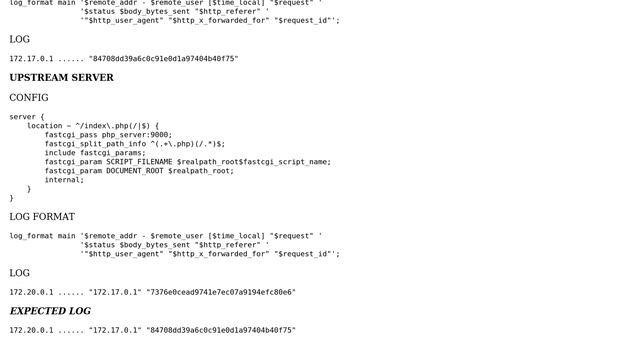 Nginx: Forcing upstream server to log proxy server's request id instead of it's own request id смотреть онлайн