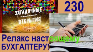 Релакс музыка настоящему БУХГАЛТЕРУ. З/О_230.