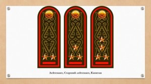 Знаки различия армии Казахстана