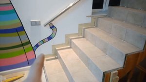 Лестница из плитки