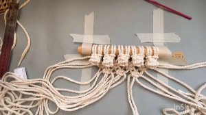 Макраме подвес для цветочного кашпо. Подробный видео урок от Cottonbird.