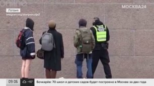 Активисты провели акцию против уничтожения советских меориалов в Латвии