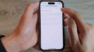 iPhone 14's/14 Pro Max: How to Turn On/Off Safari Quick Website Search