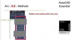 9. Arc Command | AutoCAD 2022 | English