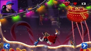 БОСС - МЕШОК САНТЫ! Битва за НАСТОЯЩИЕ ПОДАРКИ в БЕЗУМНОЙ Игре Drive Ahead от Cool GAMES