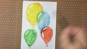 РИСУЕМ ВОЗДУШНЫЕ ШАРЫ. Как нарисовать воздушные шары. Видео уроки для детей.