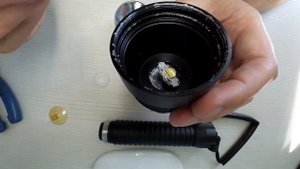 Как разобрать фонарь для подводной охоты XHP70 и что в нем сломалось спустя год использования