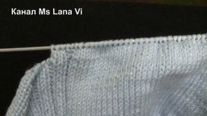 V-образный вырез спицами. V-образная горловина. Лиф-майка для топа. Летний топ спицами: 4 видео