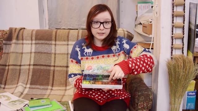 где я рисую? обзор акварельных альбомов. советы.? смотреть онлайн
