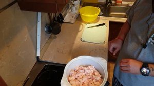 топленое сало и шкварки