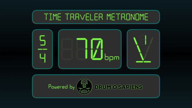 70bpm | 5/4 | Metronome смотреть онлайн
